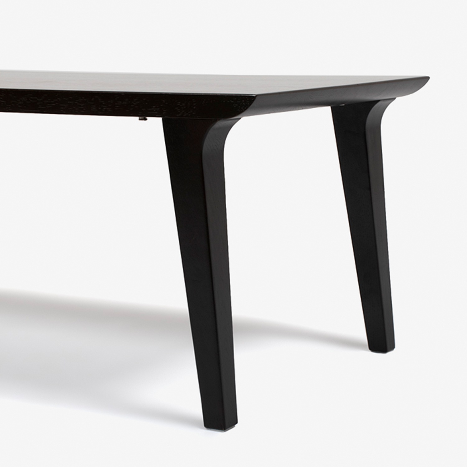 センターテーブル「ハイヒール」 幅120cm オーク材 ダークブラウン色/県外倉庫保管品/数量限定特別ご提供品（新品）