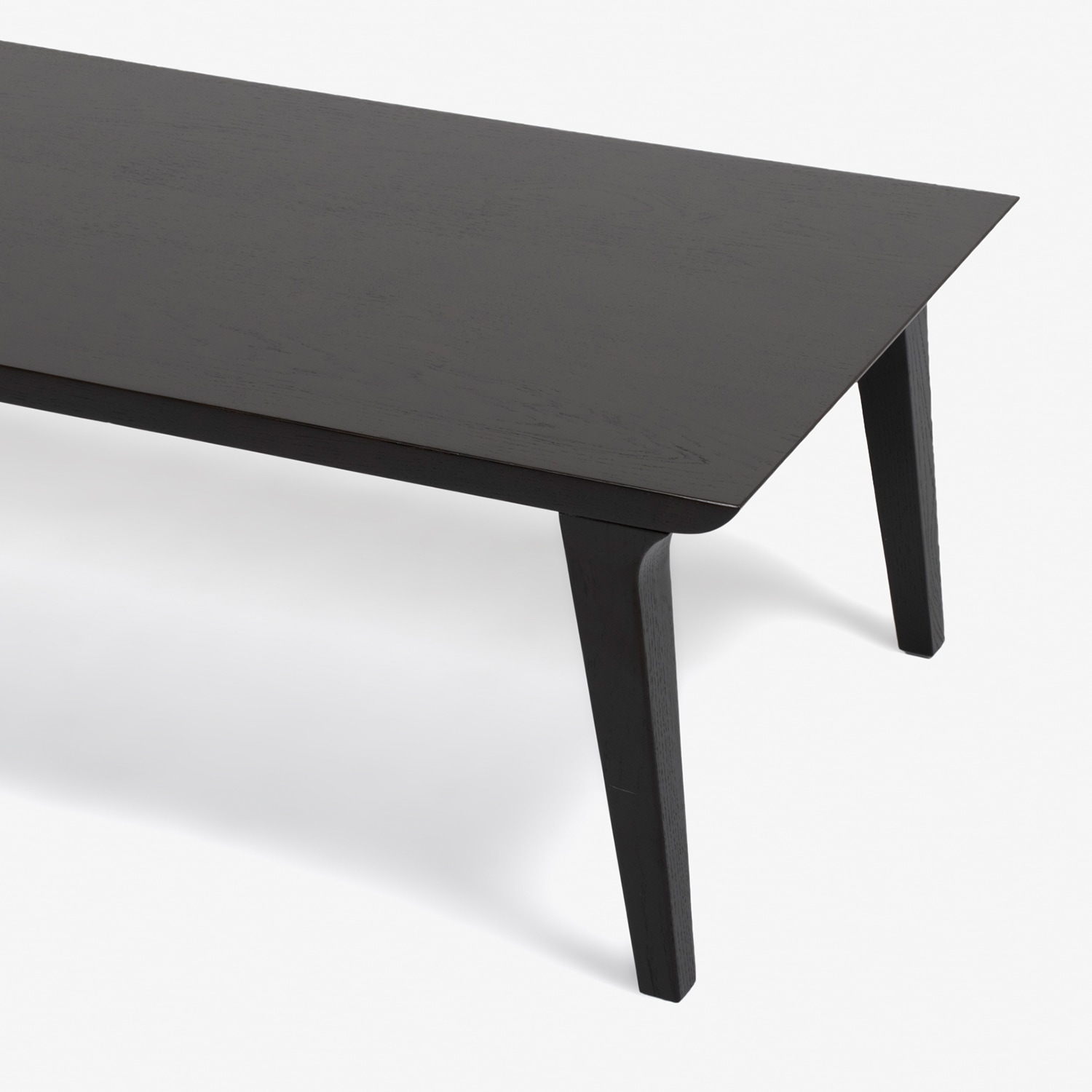 センターテーブル「ハイヒール」 幅120cm オーク材 ダークブラウン色/県外倉庫保管品/数量限定特別ご提供品（新品）