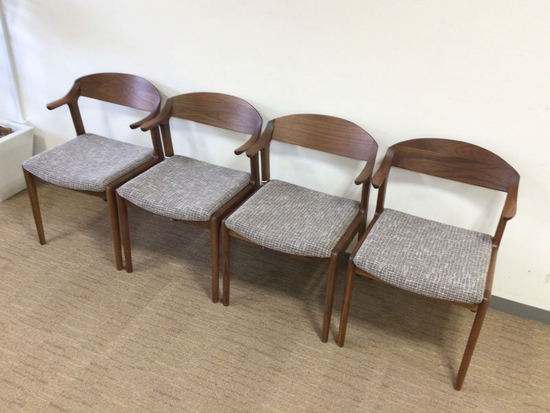 NMU DC ITA 4脚 ダイニングチェア アームチェア 花柄 ピンク NMU