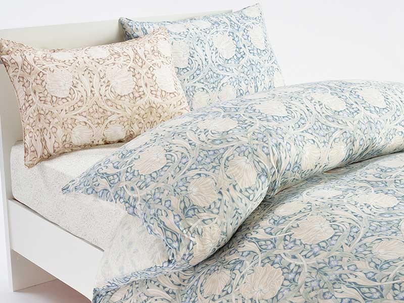 D掛け布団カバー「モリス 9610」ブルー/ダブルサイズ/アウトレット