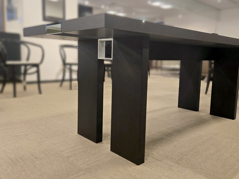 ダイニングテーブル「リッツSP 2870/2000」オーク材 幅200cmウエンジ色/アウトレット＆リワース大阪南港展示品