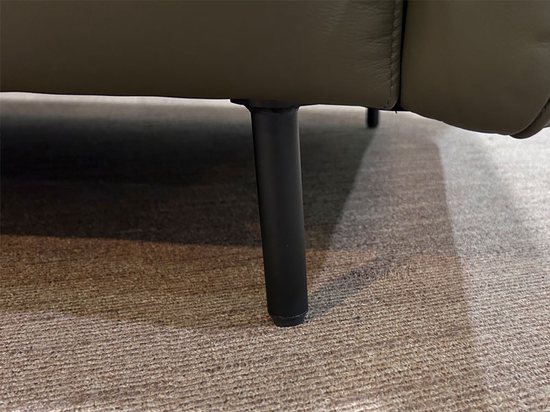 ソファ 3人掛け「L/S 72（エルエス72）」幅199cm 革 #H/S-548E ダークオリーブ色／アウトレット＆ベッドルームギャラリー横浜展示品