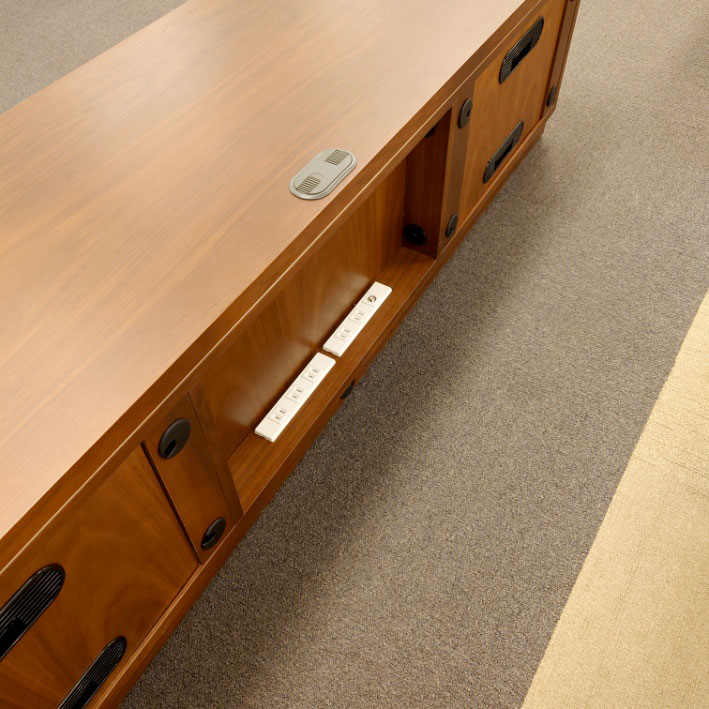 テレビボード「ドルチェ」幅180cm ウォールナット材/アウトレット