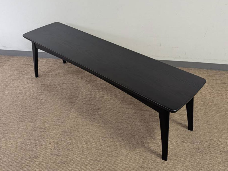 ベンチ「フィル2」HOB-078 150 板座 ダークブラウン色 / アウトレット＆ベッドルームギャラリー横浜展示品