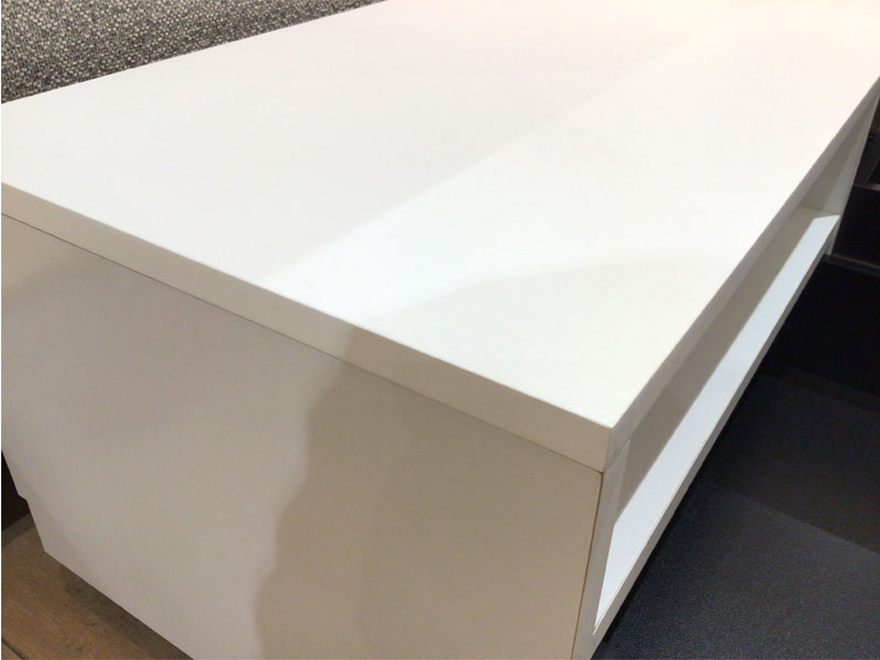 テレビボード 「ミニマル」ホワイト色 幅150cm  /南船橋店展示品