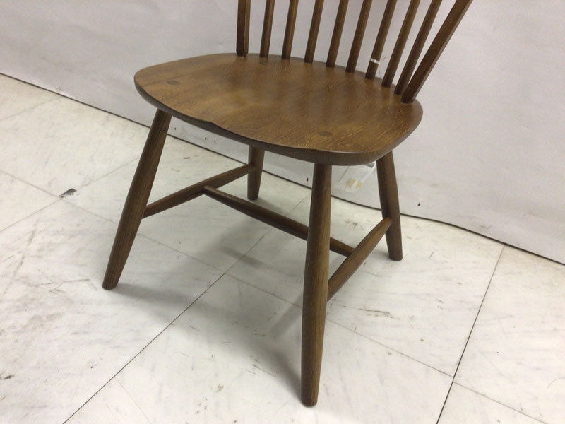 ダイニングチェア「ベバンBF」板座／ナラ材／アウトレット＆ベッド