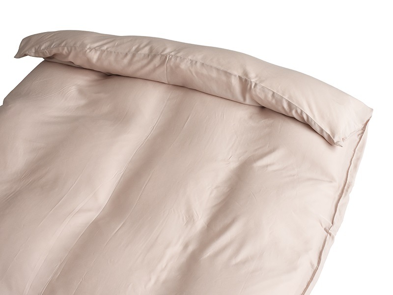 掛布団カバー ダブルサイズ「Nマイガーデン」テンセル　ピンクベージュ/数量限定特別ご提供品