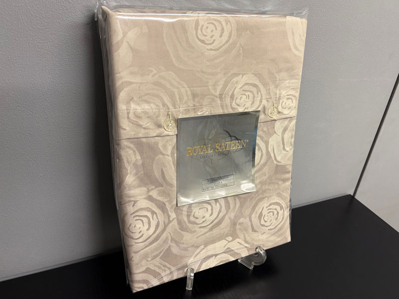 ★D掛け布団カバー「モダンローズ3」オリーブ/ダブルサイズ/アウトレット＆ベッドルームギャラリー横浜在庫品