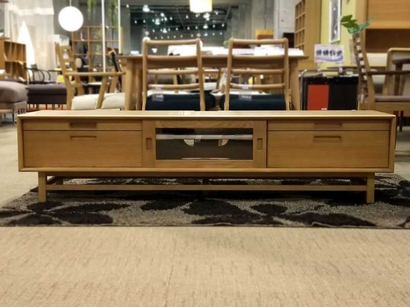 テレビボード「フィル 170」 オーク材/ホワイトオーク色/アウトレット