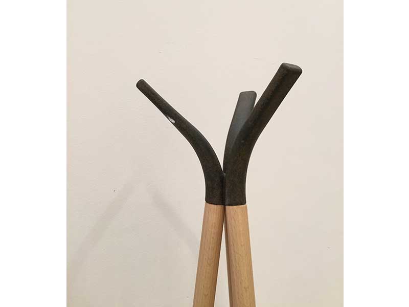 コートスタンド「MK＋01」ビーチ･ブラウン/アウトレット＆ベッドルームギャラリー横浜展示品