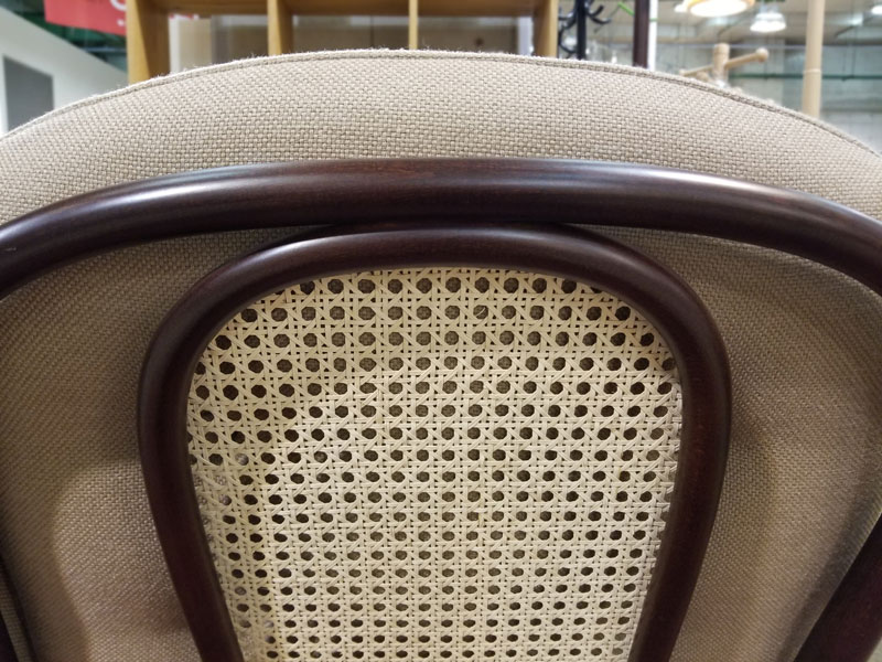 ラブソファ「75-2S A-11 WN｣布ベージュ/アウトレット＆ベッドルームギャラリー横浜展示品