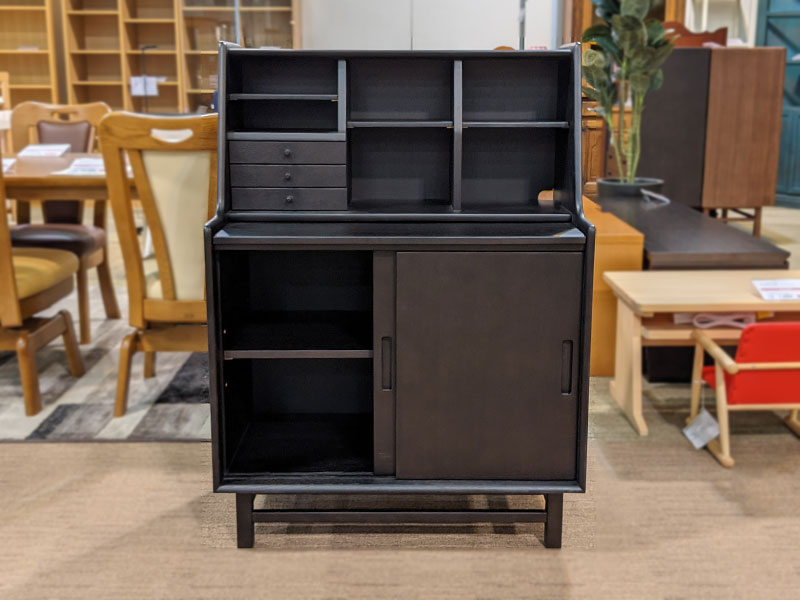 ライティングデスク「フィル」ダークブラウン色 / 県外倉庫保管 / 数量限定お買い得品（新品）