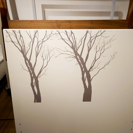 ヘッドボード「GATFR6WHLBRSH」　シングルサイズ/アウトレット＆リワース大阪南港展示品