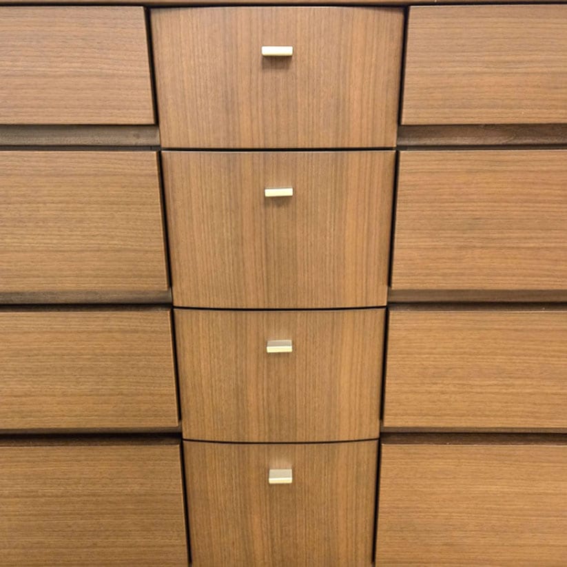 チェスト「OL-ファビュラス」幅148cm ウォールナット材/アウトレット