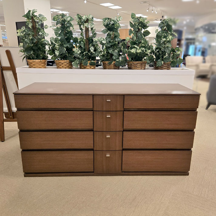 チェスト「OL-ファビュラス」幅148cm ウォールナット材/アウトレット＆リワース大阪南港展示品