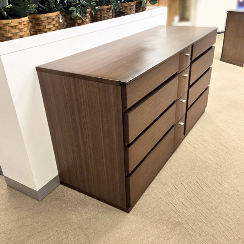 チェスト「OL-ファビュラス」幅148cm ウォールナット材/アウトレット