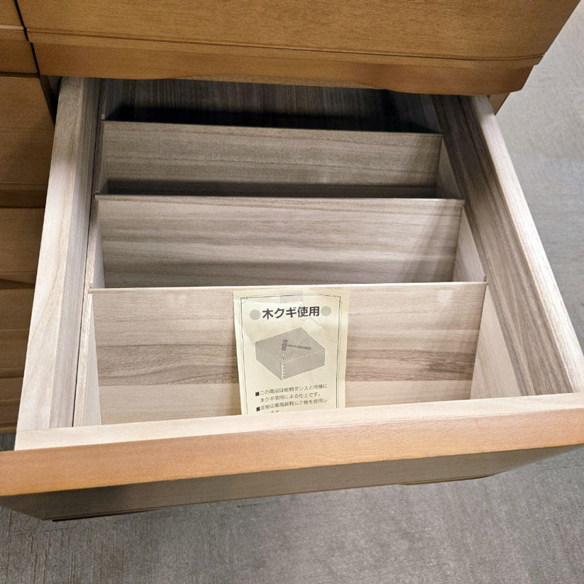 チェスト「OL-ラブリーシルバーハート」幅127.2cm/アウトレット＆リワース大阪南港展示品