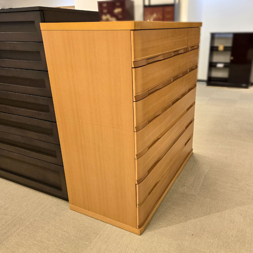 チェスト「OL-ラブリーシルバーハート」幅127.2cm/アウトレット＆リワース大阪南港展示品