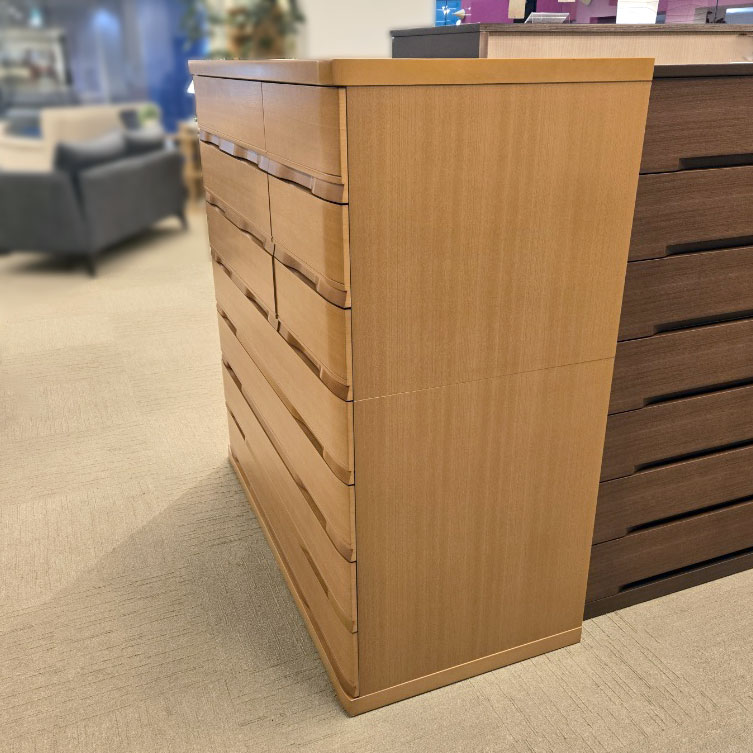 チェスト「OL-ラブリーシルバーハート」幅127.2cm/アウトレット＆リワース大阪南港展示品