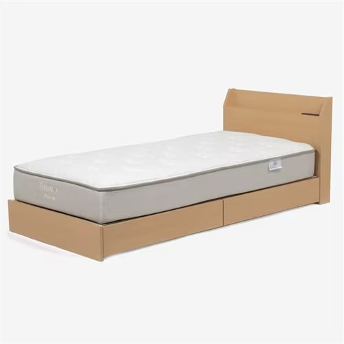 ダブルサイズベッドフレーム「エリート 薄宮つき」【各色在庫限りの