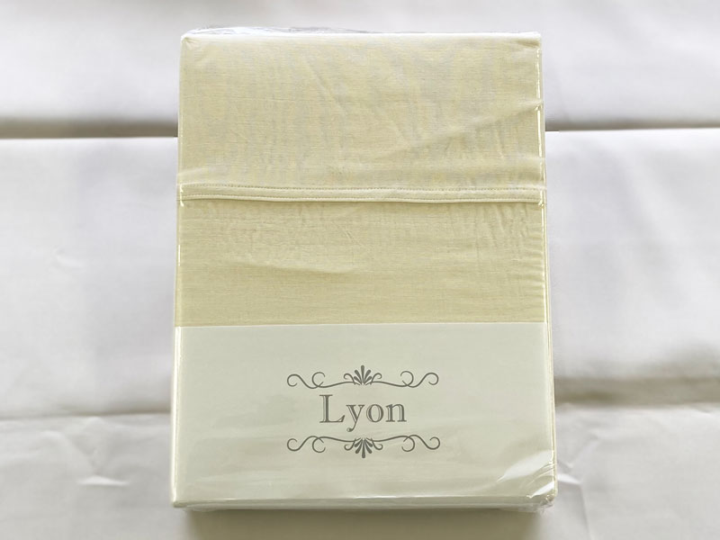 Ｄ掛け布団カバー「二重ガーゼ リヨン」アイボリー ダブルサイズ アウトレット＆ベッドルームギャラリー横浜在庫品