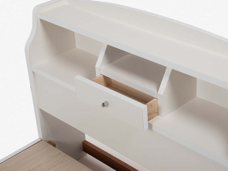 ベッドフレーム「エリート　宮つき」【各色各サイズ在庫限りのため30%OFF】／数量限定特別ご提供品（新品）