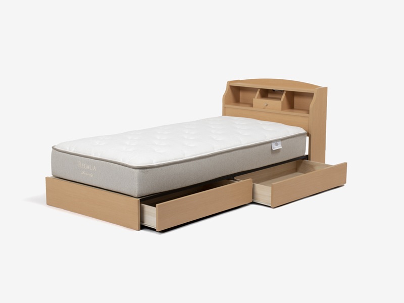 ベッドフレーム「エリート　宮つき」【各色各サイズ在庫限りのため30%OFF】／数量限定特別ご提供品（新品）