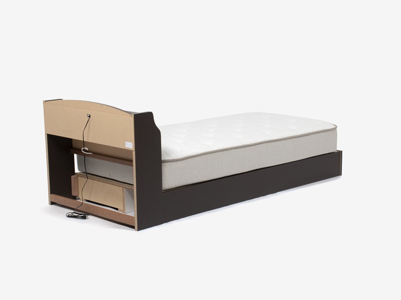 ベッドフレーム「エリート　宮つき」【各色各サイズ在庫限りのため30%OFF】／数量限定特別ご提供品（新品）