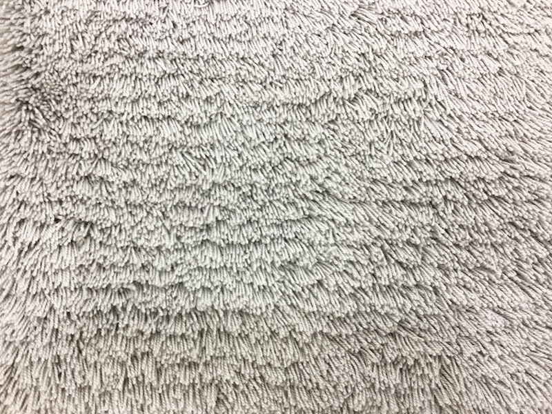 ラグ「段通 シャギー30 2畳用 防炎」*グレー/アウトレット＆ベッドルームギャラリー横浜展示品