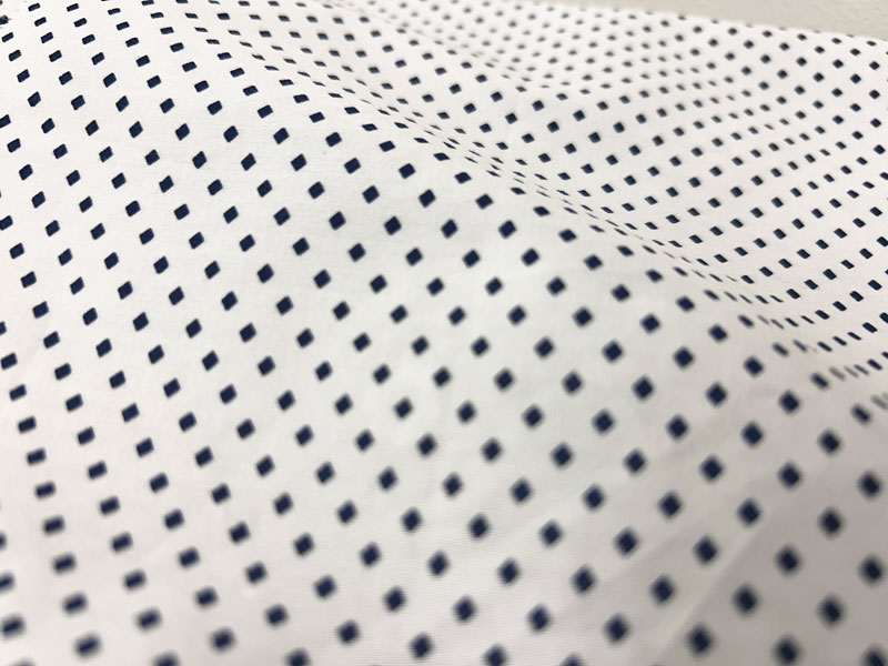 ピローケース封筒型「ダイヤドット」ブルー/アウトレット＆ベッドルームギャラリー横浜在庫品