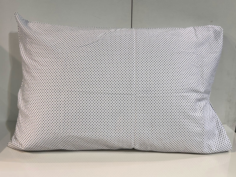 ピローケース封筒型「ダイヤドット」ブルー/アウトレット＆ベッドルームギャラリー横浜在庫品
