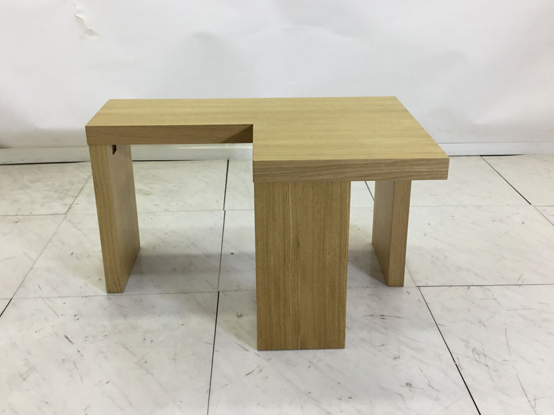 センターテーブル「フリーリ2」幅75cm オーク材 ホワイトオーク色/県外倉庫保管品/数量限定特別ご提供品（新品）