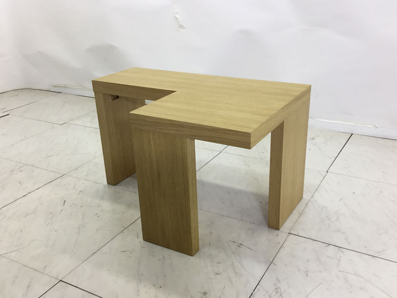 センターテーブル「フリーリ2」幅75cm オーク材 ホワイトオーク色/県外倉庫保管品/数量限定特別ご提供品（新品）