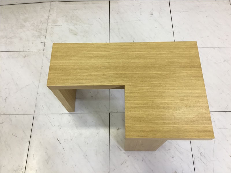 センターテーブル「フリーリ2」幅75cm オーク材 ホワイトオーク色/県外倉庫保管品/数量限定特別ご提供品（新品）