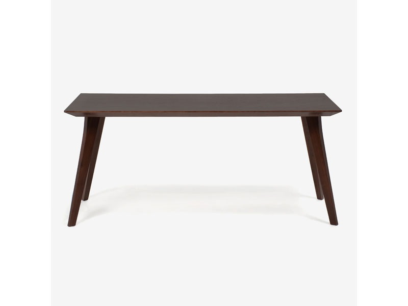 ダイニングテーブル「ジャスト」ウォールナット材　天板角型/角脚　全4サイズ/数量限定特別ご提供品（新品）