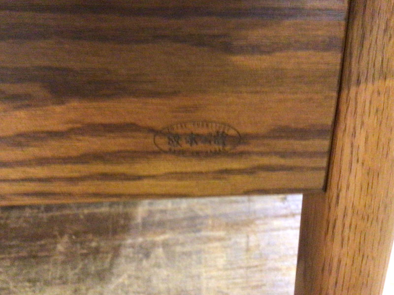 ソファ（ハイバック）「ＷS-3950Ｈ」布張り#8466Ｂディナミカ アイボリー色 / 木部ダークオーク色 / アウトレット＆ベッドルームギャラリー横浜展示品