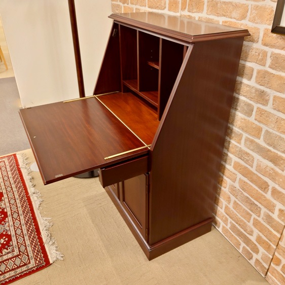 ライティングビューロー「グレース」マホガニー材 マット仕上げ ライティングビューロー「グレース」マホガニー材 マット仕上げ