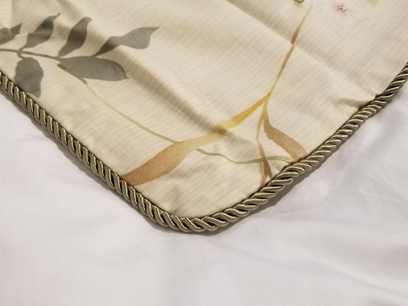 Q掛け布団カバー「オーキッドリネン」ロイヤルサテン クイーンサイズ /アウトレット＆ベッドルームギャラリー横浜在庫品