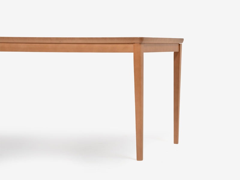 ダイニングテーブル「フルートN」ビーチ材ナチュラルブラウン色 / 県外倉庫保管 / 数量限定特別ご提供品（新品）