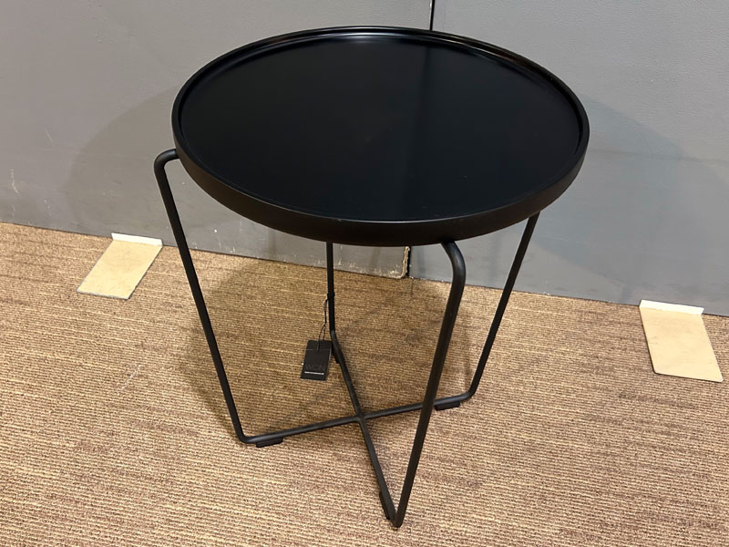 オケージョナルテーブル「ケージ」ブラック色/アウトレット＆ベッドルームギャラリー横浜展示品