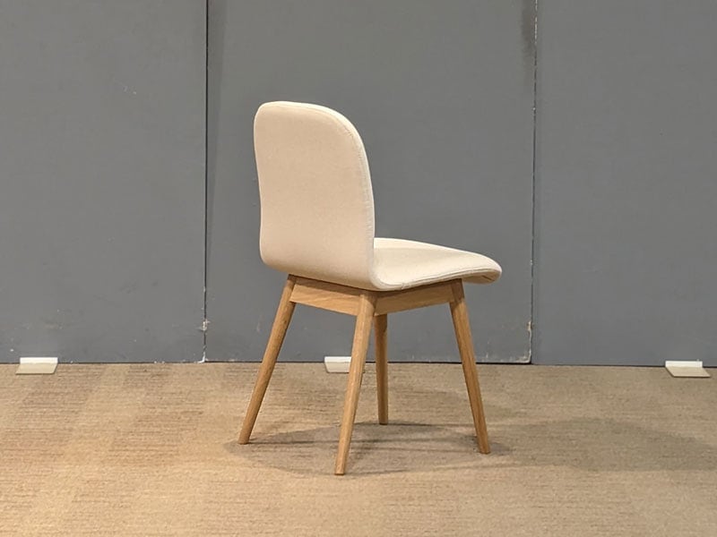 大塚家具 ダイニングチェア ダイニングチェア（半肘付き）「シネマ」ウォールナット材/PVC