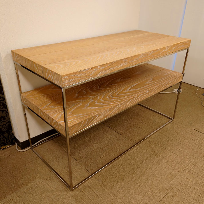 オープンシェルフ「3090-00」オーク材/アウトレット＆リワース大阪南港展示品