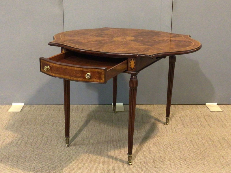 バタフライテーブル｢5005-880」マホガニー/アウトレット＆ベッドルームギャラリー横浜展示品