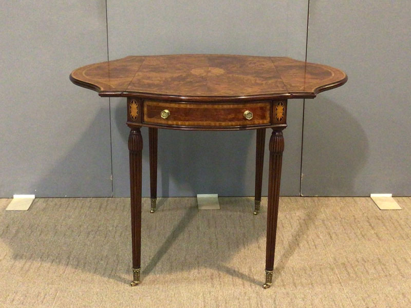 バタフライテーブル｢5005-880」マホガニー/アウトレット＆ベッドルームギャラリー横浜展示品