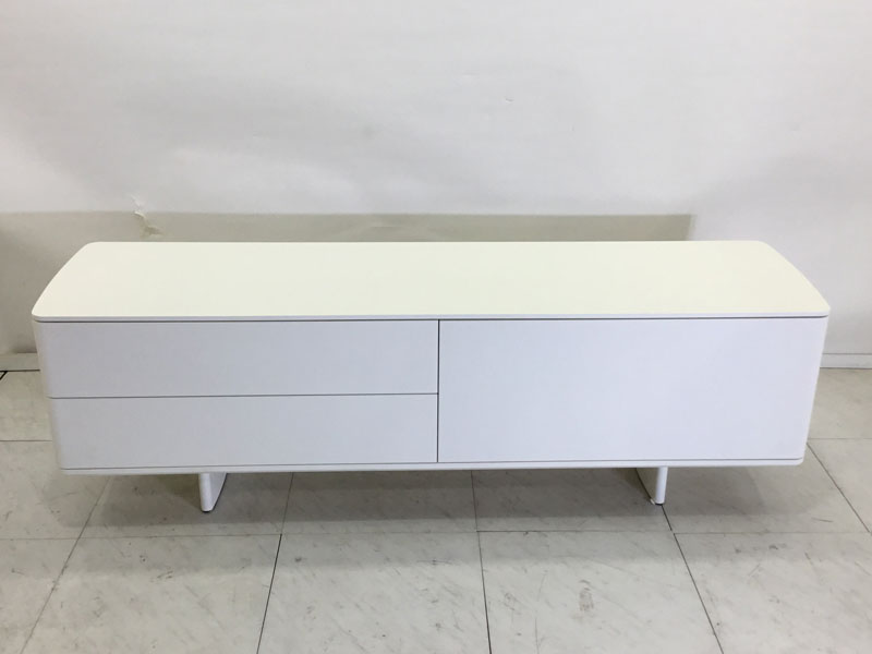 サイドボード「シフト」マットホワイト / 県外倉庫保管 / 数量限定お買い得品（新品）