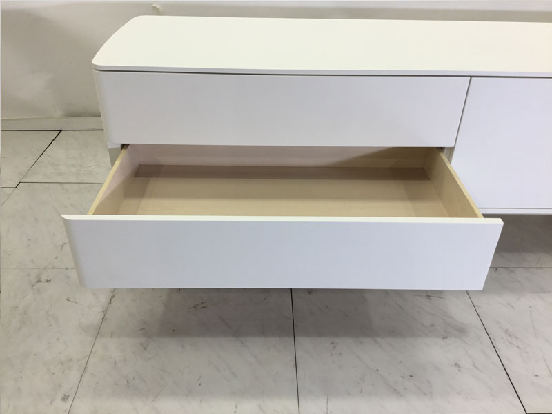 サイドボード「シフト」マットホワイト / 県外倉庫保管 / 数量限定お買い得品（新品）