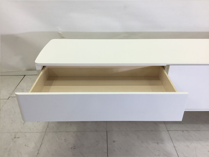 サイドボード「シフト」マットホワイト / 県外倉庫保管 / 数量限定お買い得品（新品）