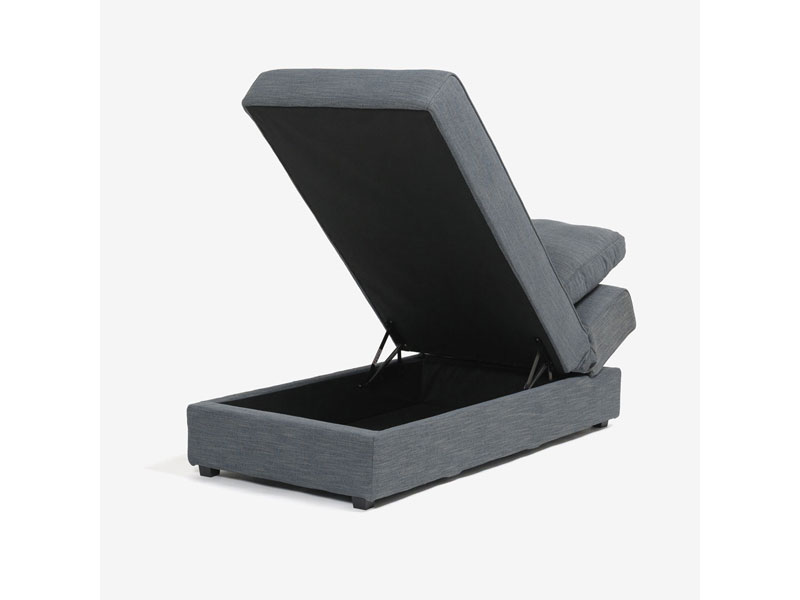 アームレスカウチ「パズル」布LBL色（2025年限定色）収納付き【在庫限りのため20%OFF】／数量限定特別ご提供品（新品）