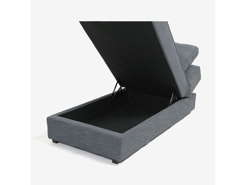 アームレスカウチ「パズル」布LBL色（2025年限定色）収納付き【在庫限りのため20%OFF】／数量限定特別ご提供品（新品）