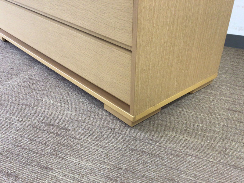 チェスト「シャルメ」 オーク材ホワイトオーク色/アウトレット＆ベッドルームギャラリー横浜展示品